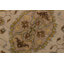 Tapis beige / jaune / brun en laine noué à la main de style oriental rectangulaire 8 pi 2 po x 9 pi 11 po Baccio