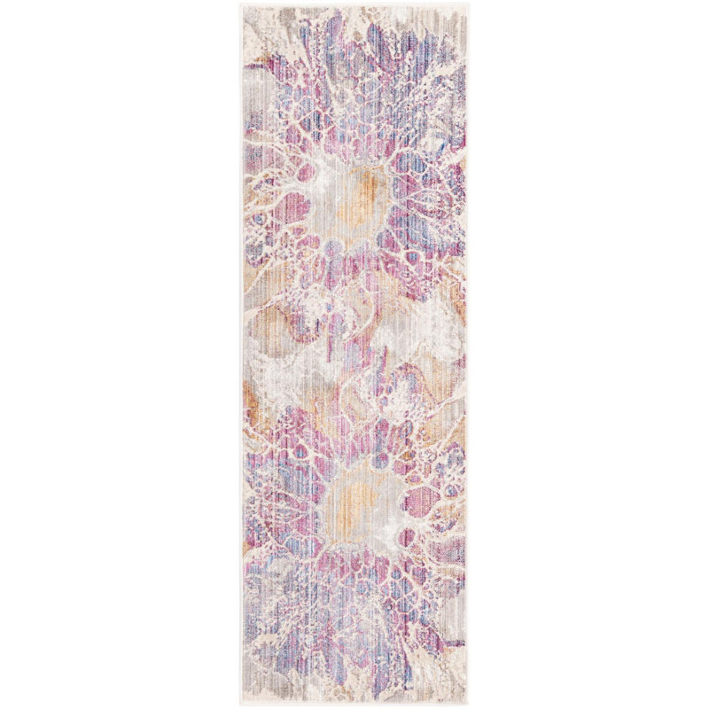 Orianthi Abstract Indoor Rug, Runner 2' x 6'