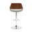 Katniss Swivel Adjustable Height Fabric Mid-Century Bar Stool-1283067492