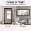 Starkweather Tall Oversized Full Length XL Mirror Large Standing Silver Floor Mirror-1682616694