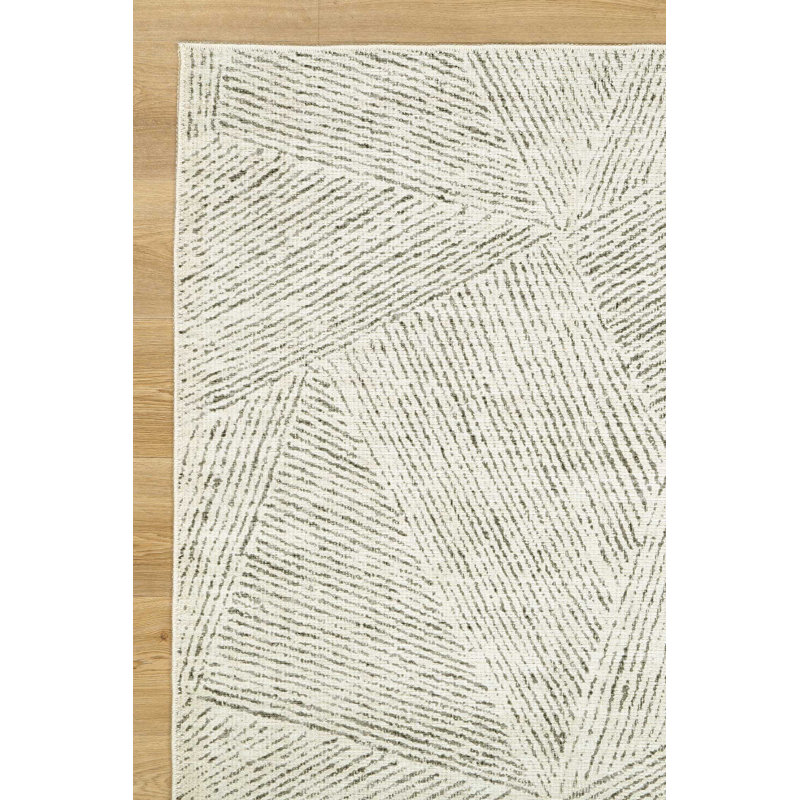 Tapis oriental crème / gris, Rectangle 8 pi x 10 pi