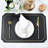 Black Faux Leather Placemats With Gold Trim Placemats And Coasters Set Of 6 Large Rectangular Table Mats Heat Resistant And Easy To Clean-1224923446