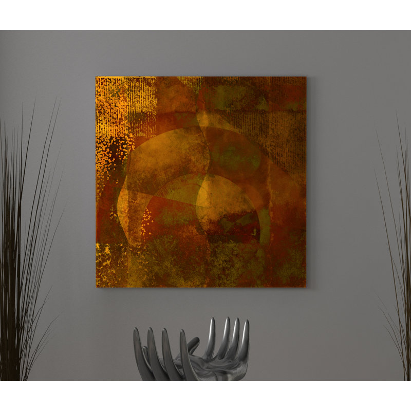 « voler away abstract earth earth abstract modern », reproduction d’impression sur toile, H 14 po x l 14 po x P 1,5 po