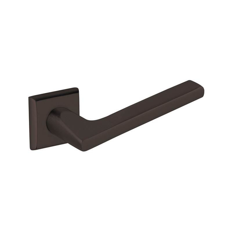 Estate Passage Door Lever with R017 Rose, Oil Rubbed Bronze, Privacy (Bed & Bath)