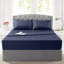 Aspire Homeware Luxury 40cm Deep Striped Fitted Sheet for Hotel Style Bedroom Comfort-2063370027-2063370029