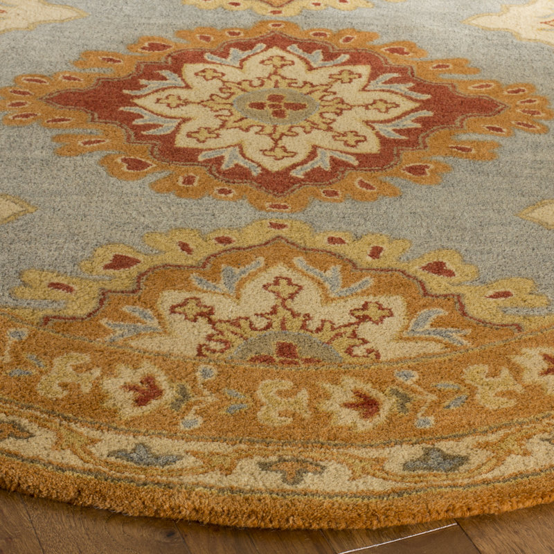 Cranmore Hand Tufted Wool Oriental Rug, Round 6'