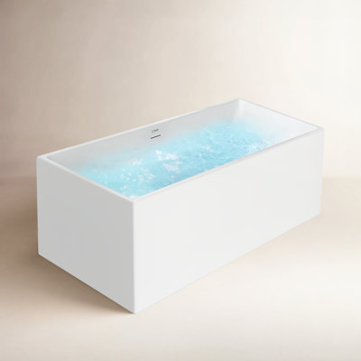 Chloe 59" Freestanding Soaking Bathtub