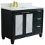 Ensemble de meuble-lavabo simple 43 po avec miroir Schreck-1459661520