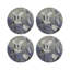 Sous-verres ronds en cuir Summer Palace Sybil-119015341
