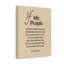 Humble, les rêves 2: Chronique 7: 14 - art textuel sur toile tendue-76670470