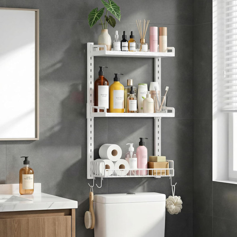 Wall Mounted Floating Shelves, Pure White