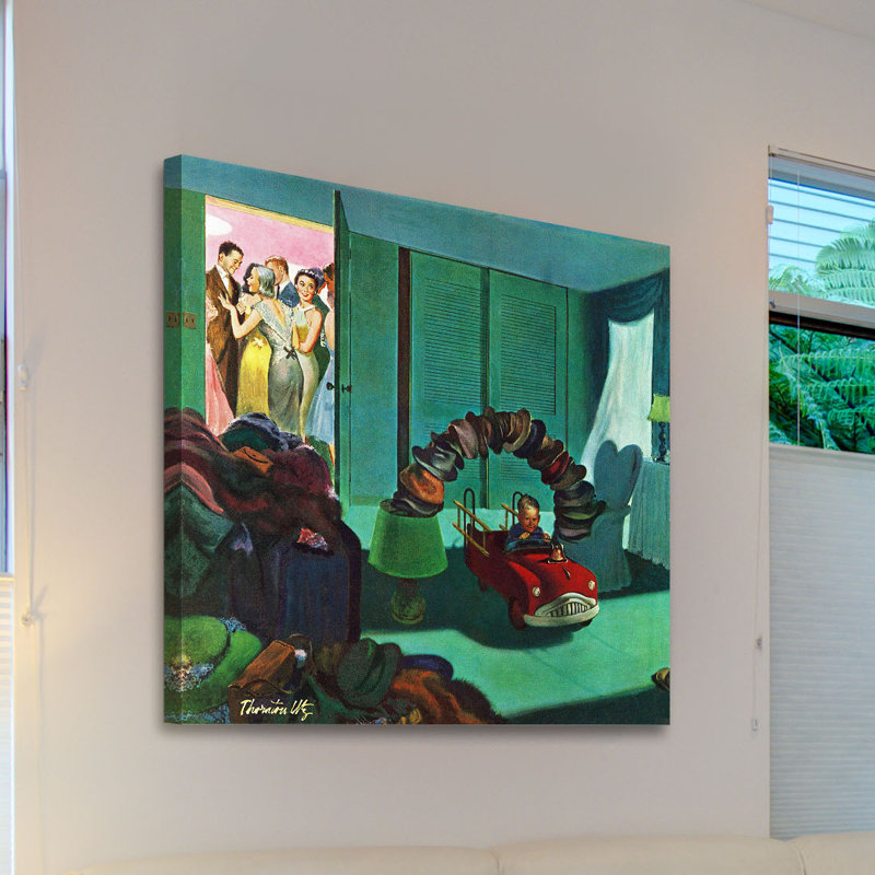 « hat bridge » par thornton utz, reproduction d’art sur toile tendue, 40 po x 40 po