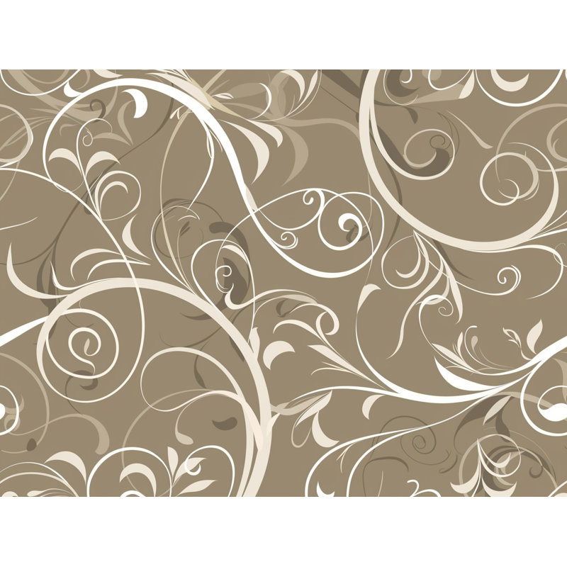 Floral Abstract Fluid Microfiber Duvet Cover, Twin Duvet Cover