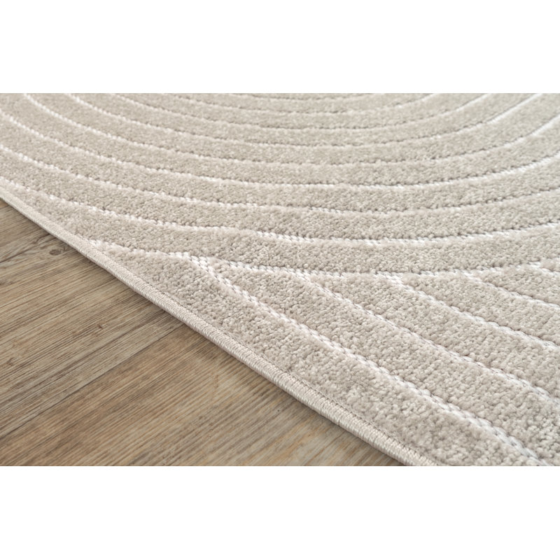 Carlose Outdoor Area Rug, Beige, Runner 80 x 250cm
