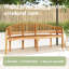 Crane Solid Wood Outdoor Bench