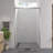44 - 48"X76" Hardware Sliding Glass Shower Enclosure, Double Bathroom Door With 1/4" (6Mm) Clear Tempered Glass, Fashionable And Safe, Step By Installation