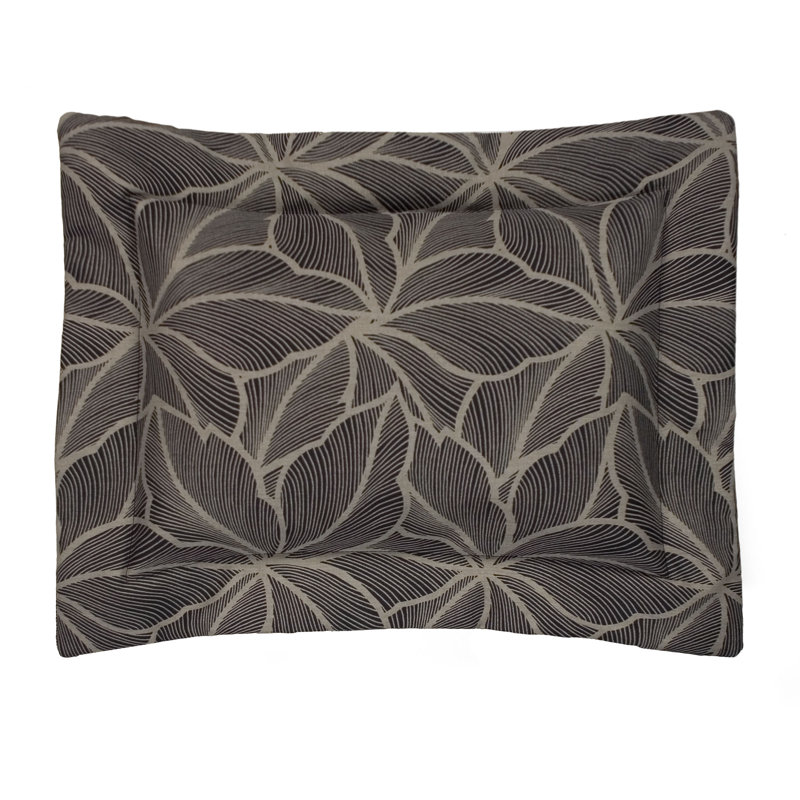 Coussin pour le petit-déjeuner Yvette, Noir / gris