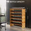 Open Shelving Wine Bottle Rack Yellow