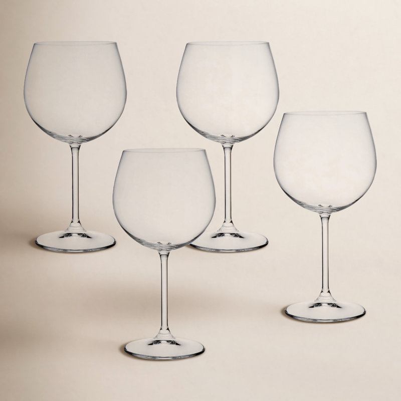 Méridienne 19 oz. Verre à vin en cristal tout usage, Transparent