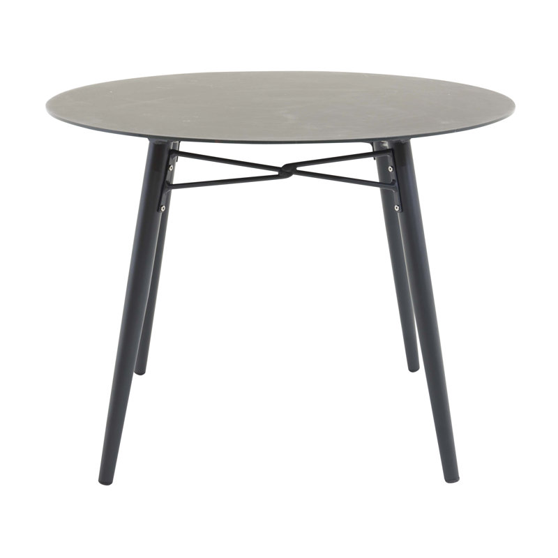 Donelson Round Metal Outdoor Dining Table , 100cm cm W 100cm cm D