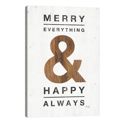 Happy Always by Marla Rae - Wrapped Canvas Print