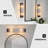 Modern Ribbed Glass Rod Cylindrical Wall Sconce (Set of 2)-1809465212-1809465213