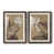 Papier, cadre noyer