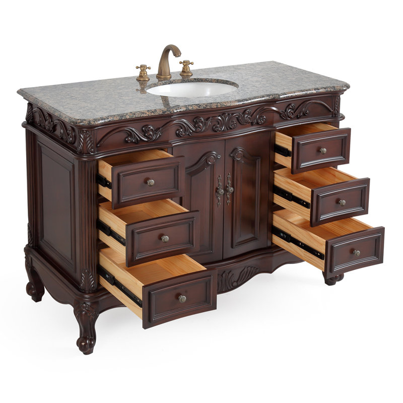 Ensemble de meuble-lavabo de salle de bain simple 42 po Difranco