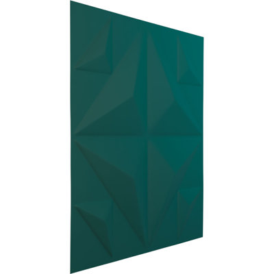 Panneau mural décoratif 3D en cristal EnduraWall l 19 5/8 po x H 19 5/8 po (couvre 2,67 pieds carrés)
