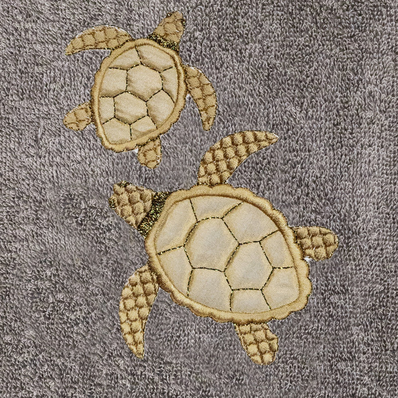 Débarbouillette en coton Tortuga, Gris anthracite