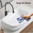 Rectangular Ceramic Vessel Sink For Bathroom
