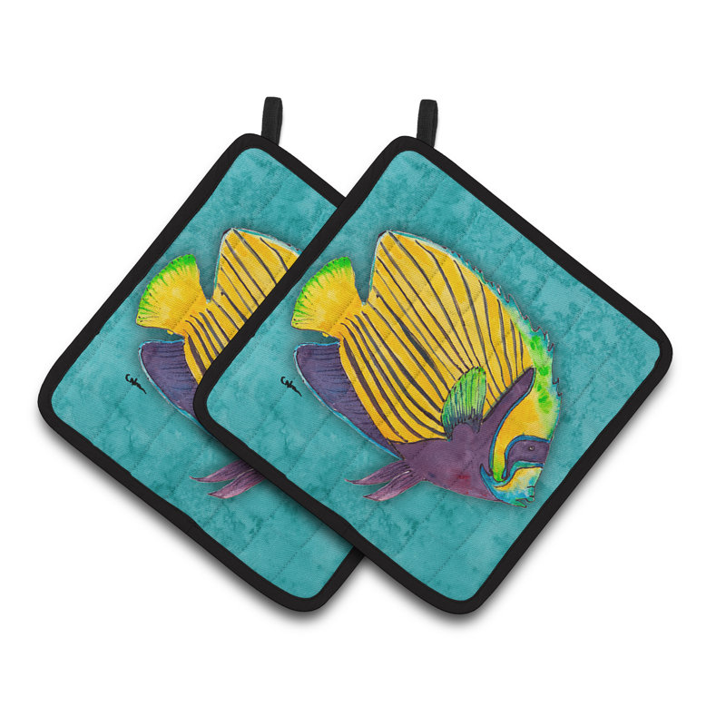 Poignée de poisson tropicale