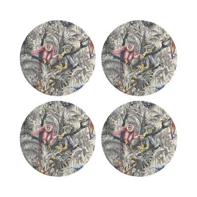 Arcadia Monkeys Pebble 16" Vinyl Placemat