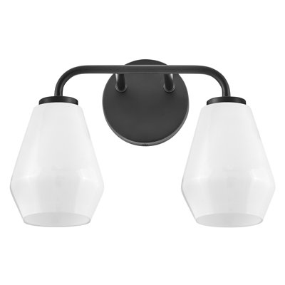 Cantera 2 Light Frosted Vanity Light