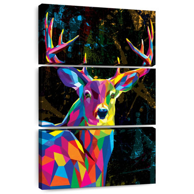 Buck de couleur géométrique Brampt