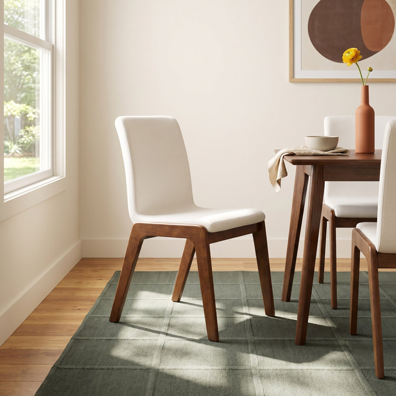 Nelda 18.5" Wide Dining Chair, Cream