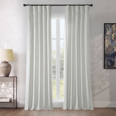 Matra Room Darkening Rod Pocket Single Curtain Panel