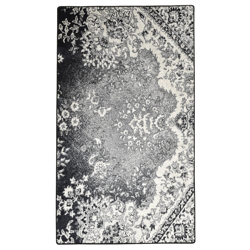 Floral Shag Area Rug, Rectangle 119 x 178cm