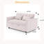 Canapé-lit pliable polyvalent de 54,33 pouces en 3 longueurs, canapé-lit moderne en velours, dossier réglable-1101668055