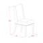Ensemble de 9 pièces comprenant une jolie petite table de cuisine en ciment et 8 chaises de salle à manger Parson kaki foncé avec têtes de clou et dossier courbé, finition jacobine patinée-1956981955-1956982008-1956982009