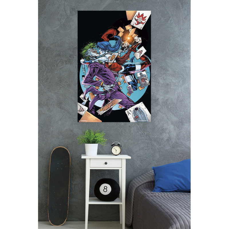 « joker & harley-love », impression sur papier