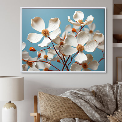 " Cubist Dogwood Flowers Harmony I "