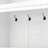 3-in-1 Hall Tree with Overhead Storage and Adjustable Shelves (White)-970131752
