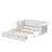 Queen Size Wooden Daybed Featuring Storage Drawers, Detachable Desk, And Hydraulic Side Table-1880247837-1880247839