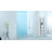 56-60'' - W x 76'' H Single Sliding Shower Door with Nano Coating Easy-clean Stainless Steel Frameless Shower door Chrome-101921384