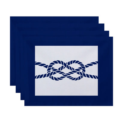 Hancock Polyester Nautical Rectangle Placemat
