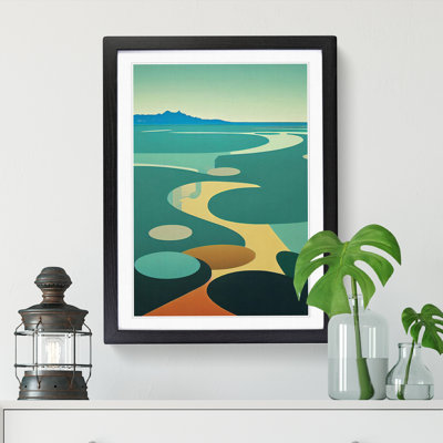 Pond Abstract - Picture Frame Print