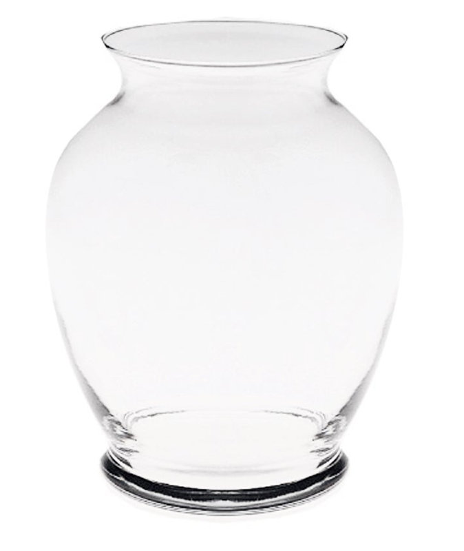 Jadyen Glass Table Vase, 7.25" H x 4" W x 4" D