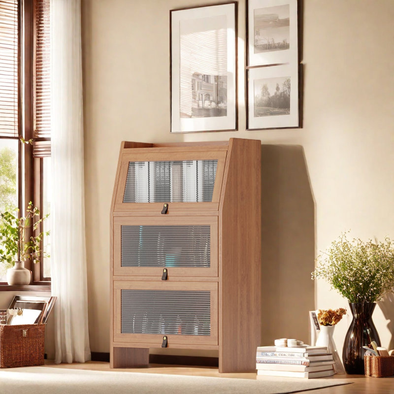 Bibliothèque durable et de haute qualité, Brun, (3 tablettes) H 43,7 po x l 25,5 po x P 11,8 po