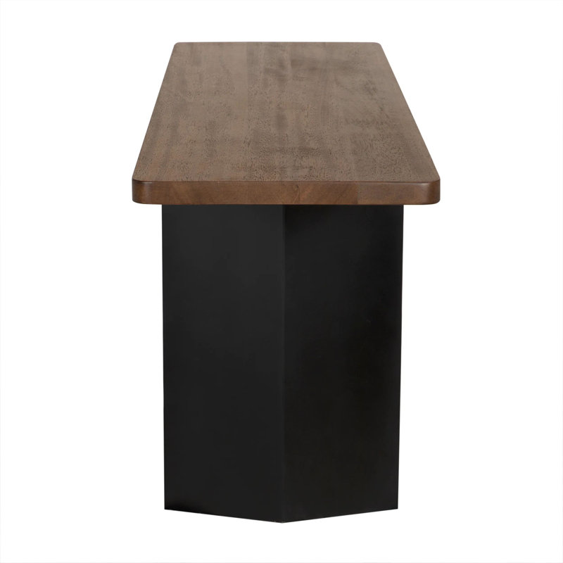 Delta 80'' Solid Wood Top Console Table